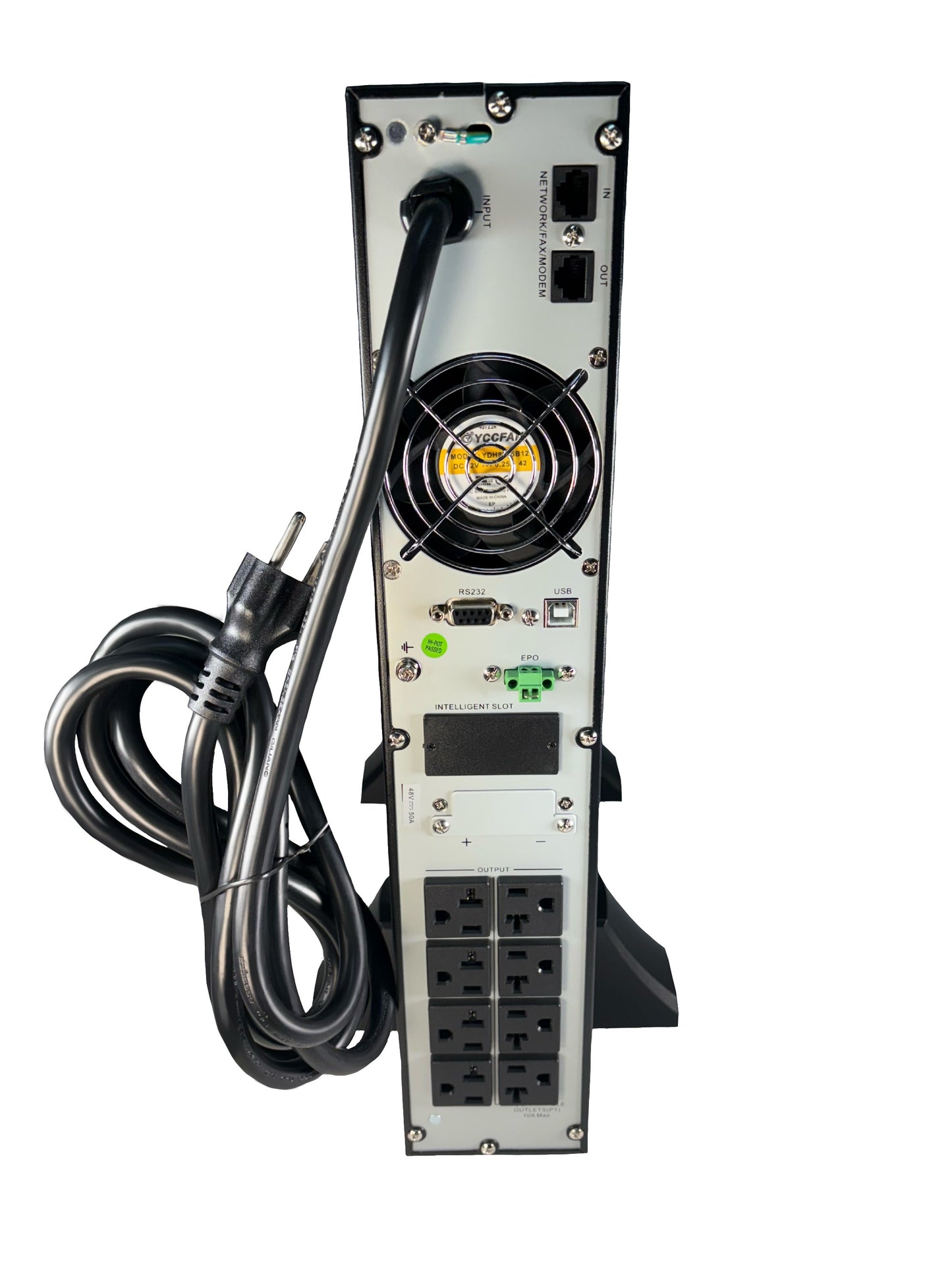 2000VA Online UPS (Rack/Tower) – Double Conversion - Rear View