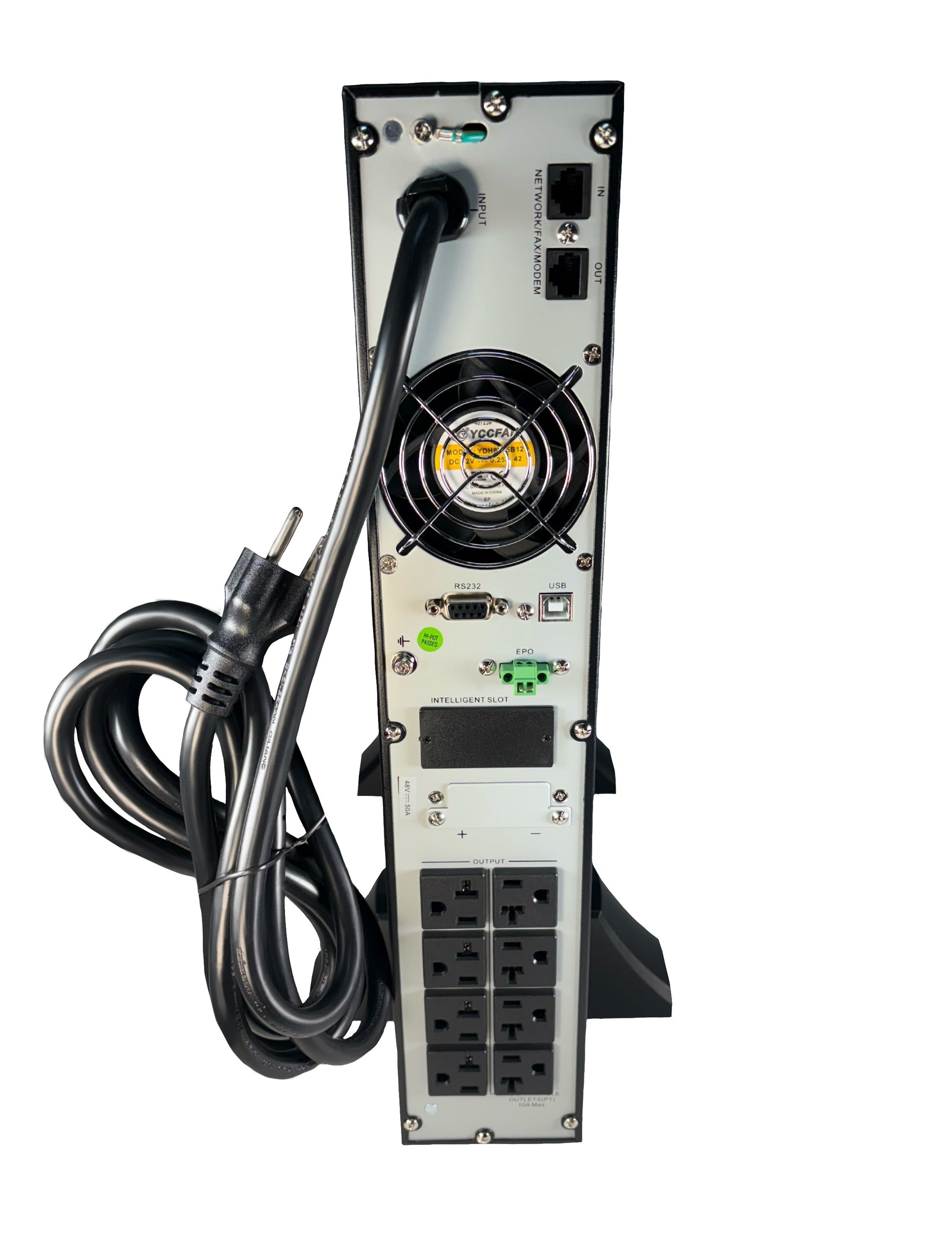 2000VA Online UPS (Rack/Tower) – Double Conversion - Rear View