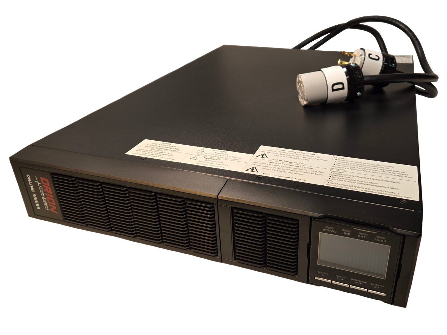 SCR3-6000RT online ups rated at 6kVA / 6kW  softwired