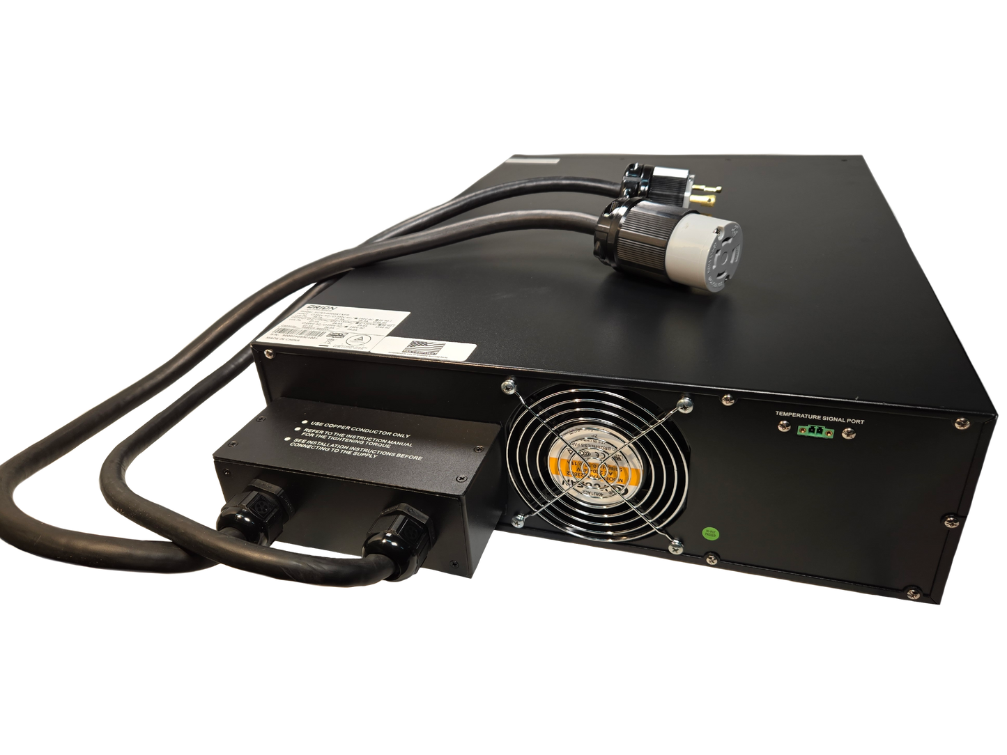 SCR3 6kVA isolation transformer to provide 120V/208V/240V. L6-30P input  L14-30R output.