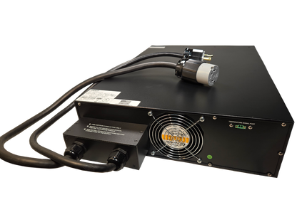 SCR3 6kVA isolation transformer to provide 120V/208V/240V. L6-30P input  L14-30R output.