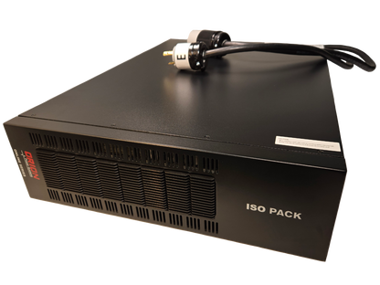 SCR3 6kVA isolation transformer to provide 120V/208V/240V. L6-30P input  L14-30R output.