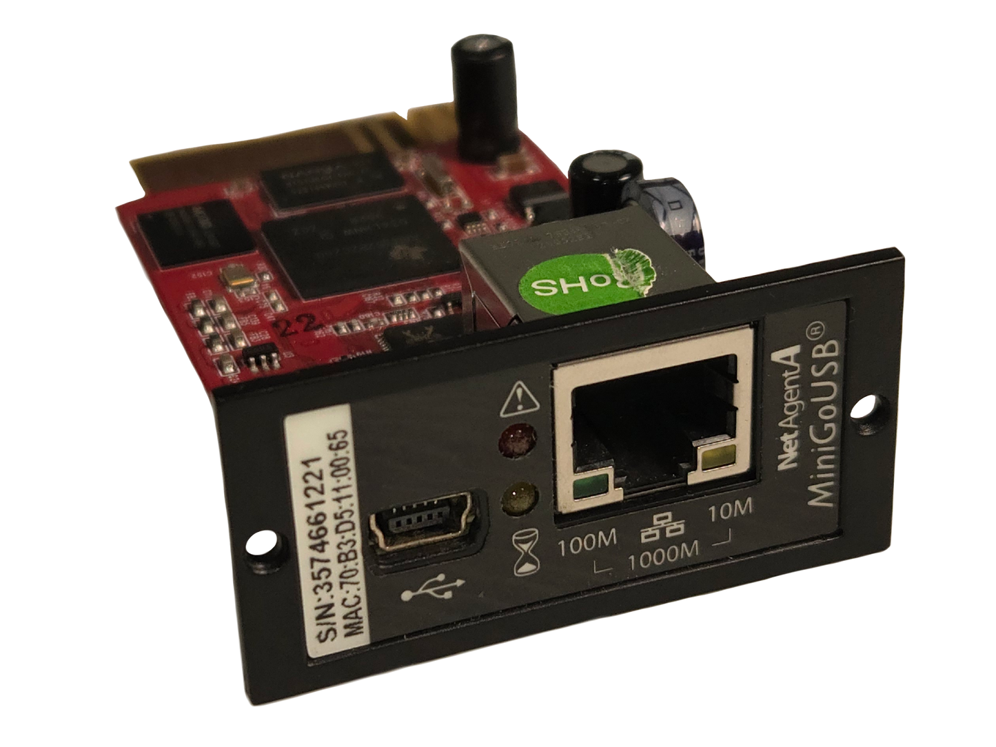 Orion Power Systems SNMP4-WEBCARD for Network Pro RTX2 and Online Pro RT1 / RTX1 ups systems.