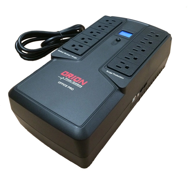 Office Pro 550VA/330W UPS Battery Backup with touchscreen LCD. - Orion Power  Systems, Inc.